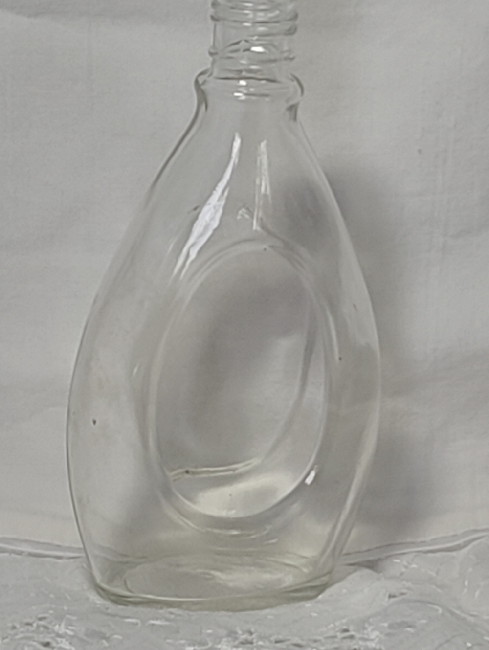 Vintage Jergen's Hand Lotion Clear Glass Bottles Twist Top - 30's 50's VGC
